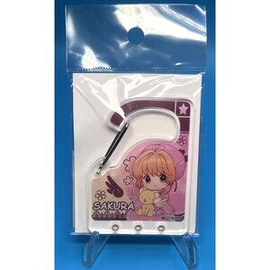 Gyugyutto Clear Carabiner Keychain - Cardcaptor Sakura: Clear Card: Sakura Kinom